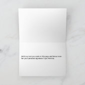 シンプルな不動産ビジネスサンキューカード サンキューカード (内部)