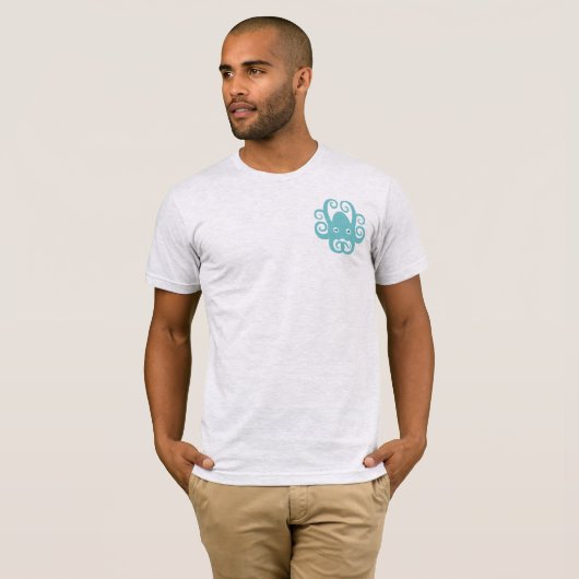 シンプルな人のワイシャツ Tシャツ (正面フル)