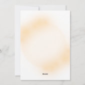 シンプルな休日の招待状 シーズンカード (裏面)