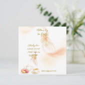 シンプルな休日の招待状 招待状 (スタンド正面)