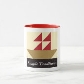 シンプルな伝統のマグ マグカップ (中央)