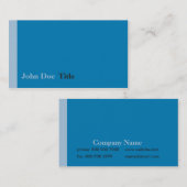 シンプルな側面のストライブ柄の名刺 名刺 (正面/裏面)