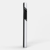 シンプルな優雅のシックなレトロのモノグラムのカスタム色 Case-Mate iPhoneケース (裏面/右)