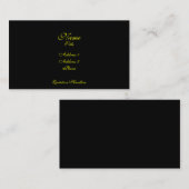 シンプルな優雅の名刺 名刺 (正面/裏面)