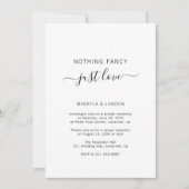 シンプルな写真がおしゃれなモダンな結婚披露宴 招待状 (正面)