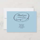 シンプルな写真のあと波- 3x5は感謝していしています サンキューカード (裏面)