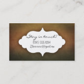 シンプルな写真の卒業Repカード コーリングカード (裏面)