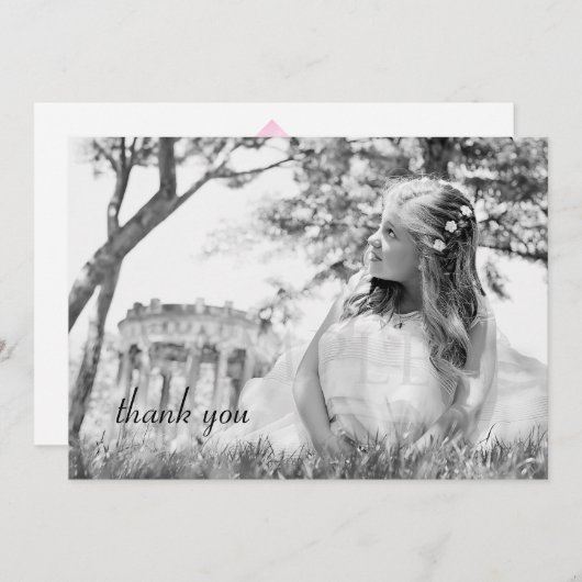 シンプルな写真の最初聖餐はノート感謝していしています ノートカード (正面/裏面)