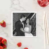 シンプルな写真 ウェディングナプキン スタンダードカクテルナプキン (インサイチュ)