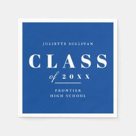 シンプルな卒業パーティー スタンダードカクテルナプキン