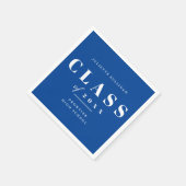 シンプルな卒業パーティー スタンダードカクテルナプキン (角)