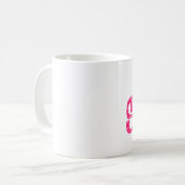 シンプルな口答えのマグ コーヒーマグカップ (正面左)