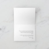 シンプルな台本 | エレガントでパーソナライズされた サンキューカード (内部)