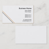 シンプルな名刺のテンプレート 名刺 (正面/裏面)