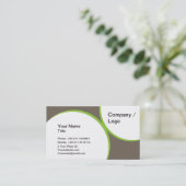 シンプルな名刺を鳴らします 名刺 (スタンド正面)