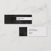 シンプルな名刺 スキニー名刺 (正面/裏面)