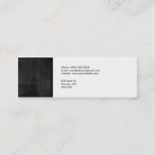 シンプルな名刺 スキニー名刺 (裏面)