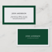 シンプルな名刺 名刺 (正面/裏面)