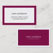 シンプルな名刺 名刺 (正面/裏面)