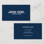 シンプルな名刺 名刺 (正面/裏面)