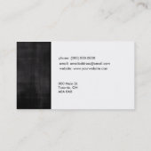 シンプルな名刺 名刺 (裏面)