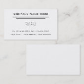 シンプルな名刺 名刺 (正面/裏面)