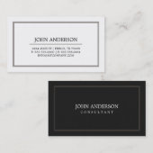 シンプルな名刺 名刺 (正面/裏面)