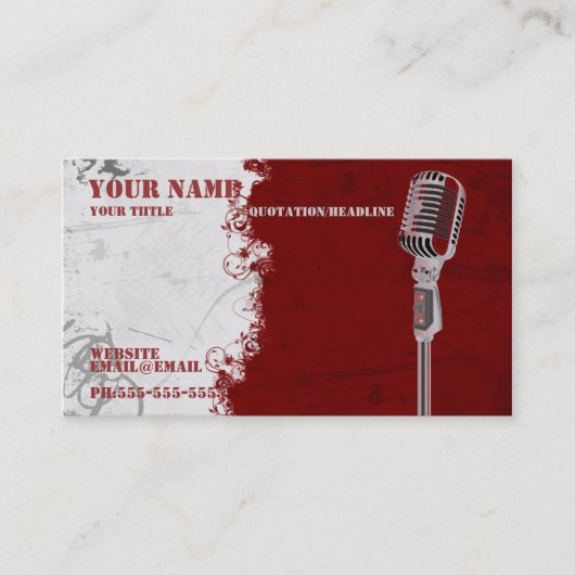 シンプルな名刺 名刺 (正面)