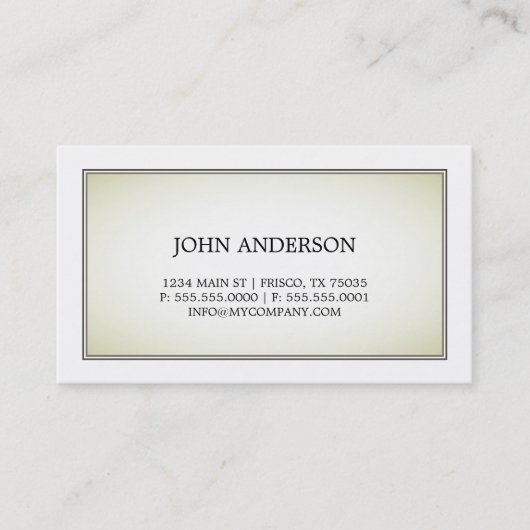 シンプルな名刺 名刺 (正面)