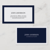 シンプルな名刺 名刺 (正面/裏面)