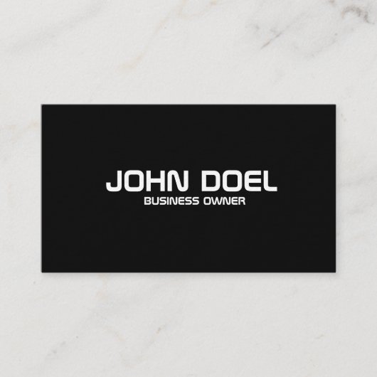 シンプルな名刺 名刺 (正面)