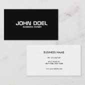 シンプルな名刺 名刺 (正面/裏面)