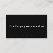 シンプルな名刺 名刺 (裏面)