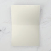 シンプルな哀悼 お礼 ブランク カード (内部)