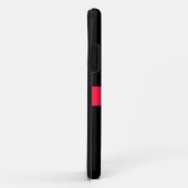 シンプルな喜びのピンクの黒 Case-Mate iPhoneケース (裏面/右)