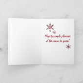 シンプルな喜びの挨拶状 シーズンカード (内部)