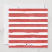 シンプルな喜びの正方形の写真のコラージュの休日カード シーズンカード (裏面)