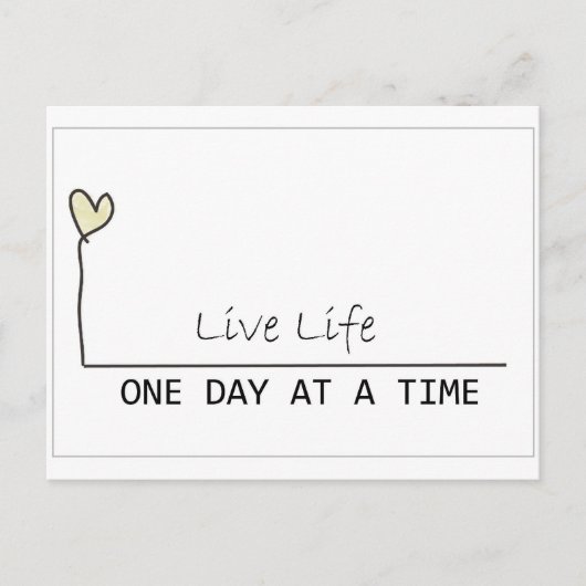 シンプルな回復 ポストカード (正面)