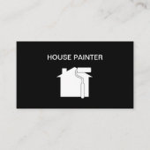 シンプルな塗装業者のデザイン 名刺 (正面)