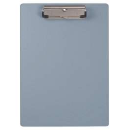 シンプルな塵埃がかった水色 クリップボード