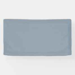 シンプルな塵埃がかった青い色 横断幕