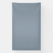 シンプルな塵埃がかった青い色 横断幕 (縦)