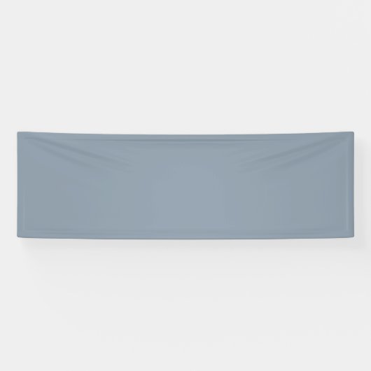 シンプルな塵埃がかった青い色 横断幕 (横)