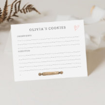 シンプルな子供向け料理カード