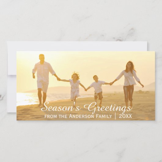 シンプルな季節のご挨 シーズンカード (正面)