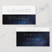 シンプルな宇宙の名刺 名刺 (正面/裏面)