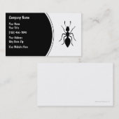 シンプルな害虫駆除の名刺 名刺 (正面/裏面)