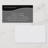 シンプルな専門の名刺 名刺 (正面/裏面)