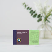 シンプルな専門の簡潔な動的全体的な輸入高 名刺 (スタンド正面)