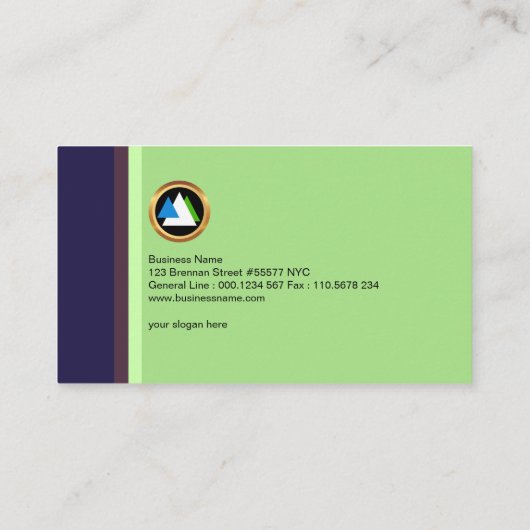 シンプルな専門の簡潔な動的全体的な輸入高 名刺 (裏面)